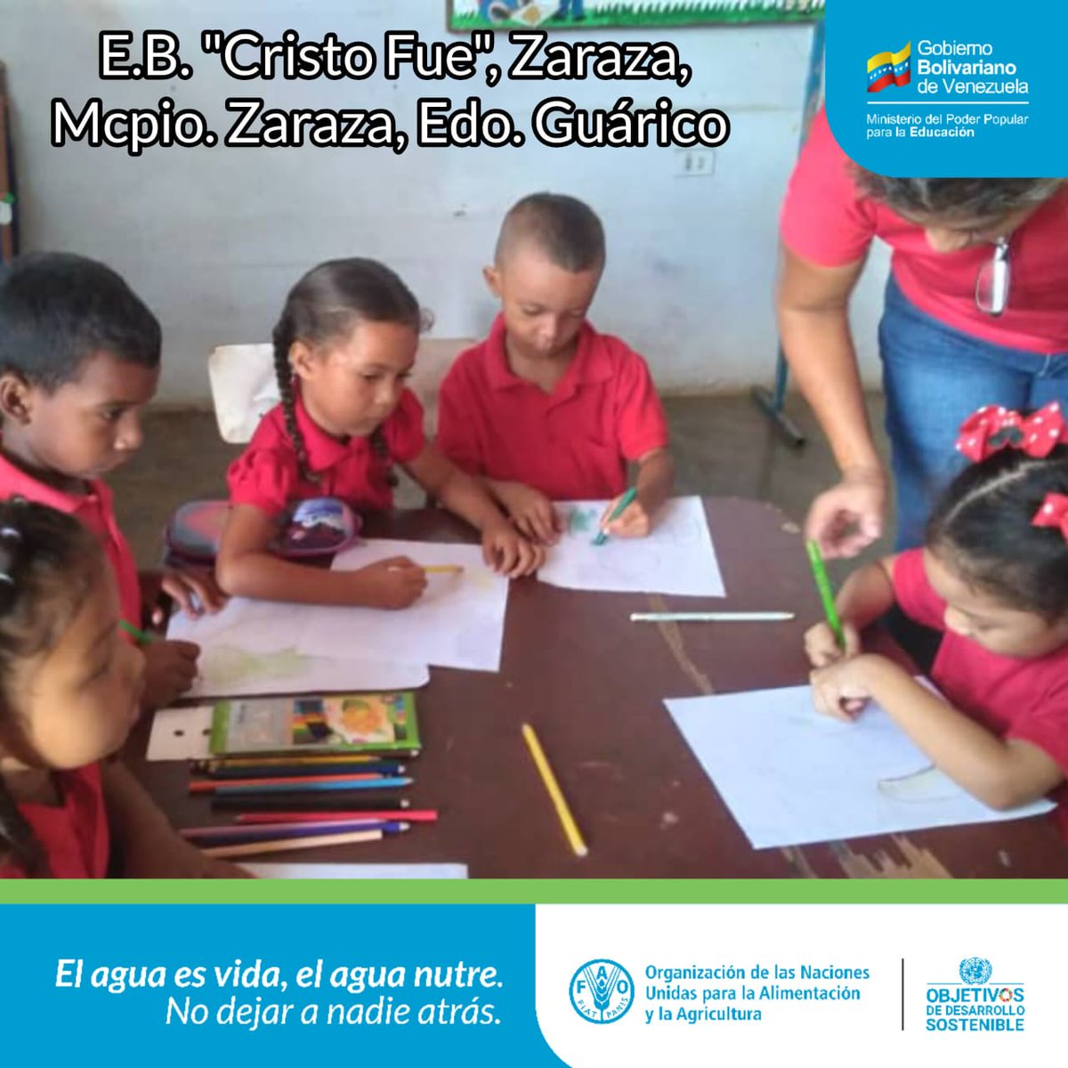 CDCEGuarico's tweet photo. Con emoción nuestros estudiantes de la entidad llanera Guárico celebraron el día del Relanzamiento de los Conucos Escolares y el día de La Alimentación🍉🍓
@NicolasMaduro
@MPPEDUCACION
@_LaAvanzadora
@Gob_Guarico
@josemvasquez
@CDCEGuarico
@EliasEducacion1
#ConMaduroMásVerdadYPaz https://t.co/osaiwDlPXJ