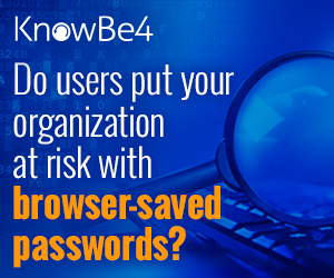 HyperNetworks's tweet image. When your users save passwords in the browser, bad guys can hack into your network.  Run Browser Password Inspector from our partner @KnowBe4 to see your organization's risk. 

Click here to learn more: zurl.co/KVp5