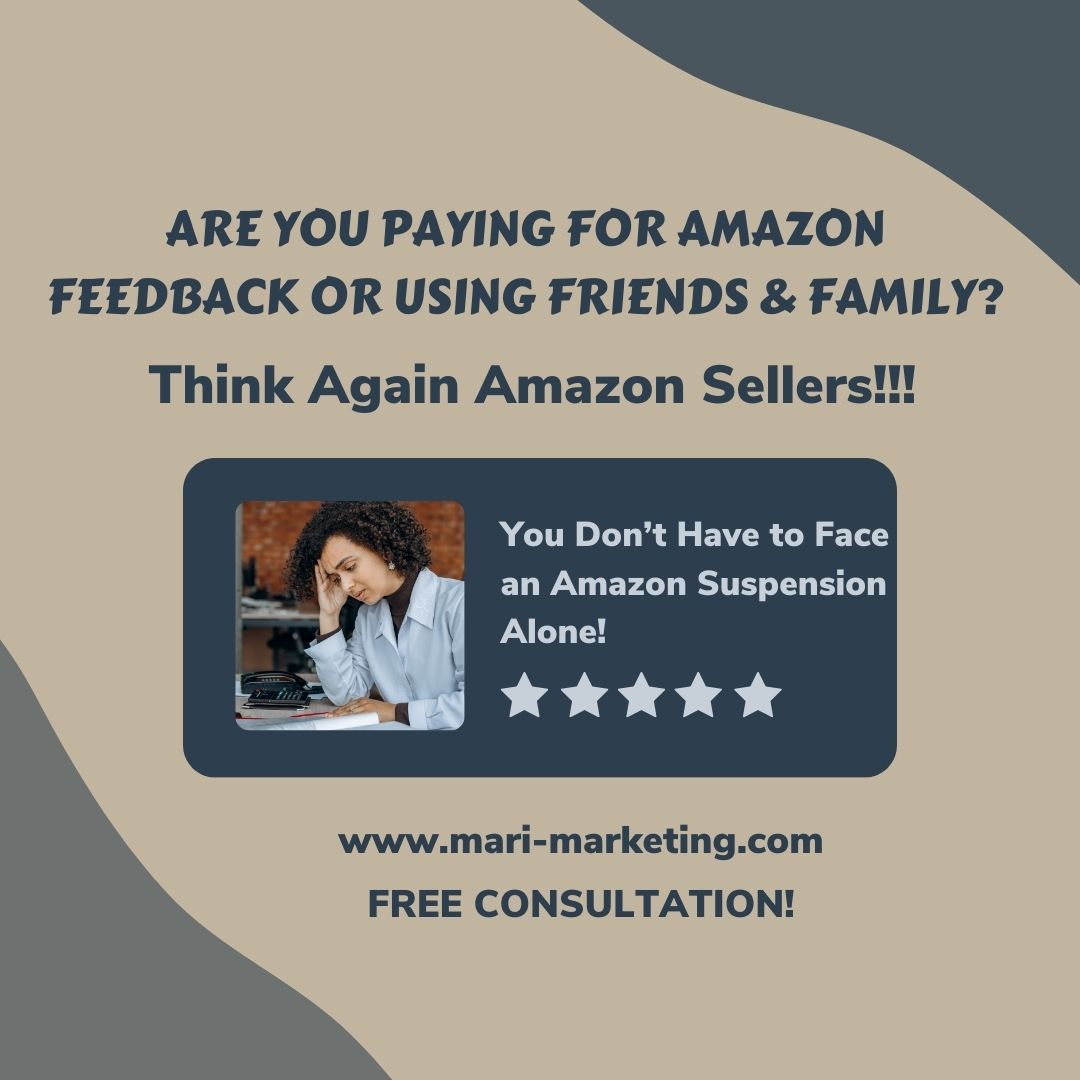 MariMarketing1's tweet image. 🤔 Worried about using review services, or having friends and family leave biased feedback?

😇 We&apos;ve got your back! #amazonappeal #marimarketing #amazonsuspensionhelp #amazonsellerhelp
