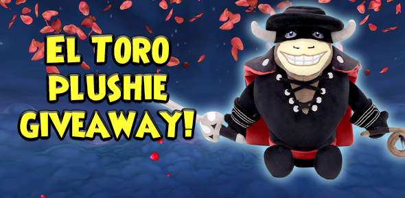 Pirate101's tweet image. Celebrate EL-even years of Pirate101 with the El Toro Plushie!  While we wait for the launch on 10/20, YOU have a chance to win 1 of 2 El Toro Plushies!  

How to enter: 
1. Follow @Pirate101 and @Makeship
2. Retweet this post 

Giveaway ends October 20th at 6PM (GMT). #Pirate101