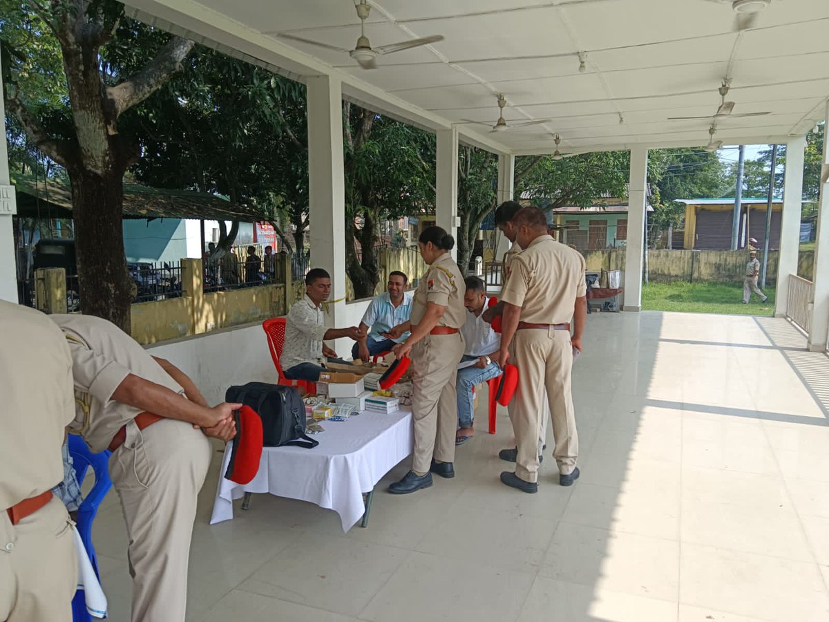 'A healthy and smart police' is a continuing process, and we are right on this path. A health check-up was organized by Nalbari police for all ranks and staff.