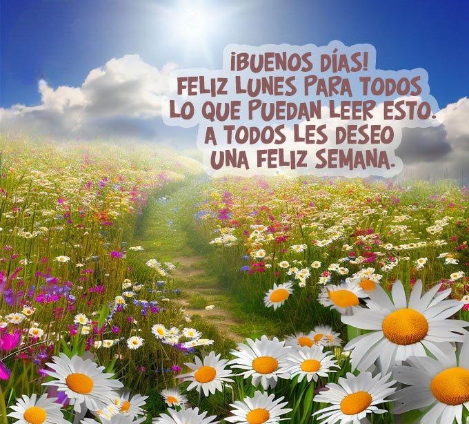 osalgado999's tweet photo. ¡Buenos días!
¡Feliz Lunes!
Dale la oportunidad a esta semana que comienza de ser una semana feliz. ¡Depende mucho de ti!
¡Que tengas éxitos y la vida te sonría! https://t.co/GamVh7VzWN