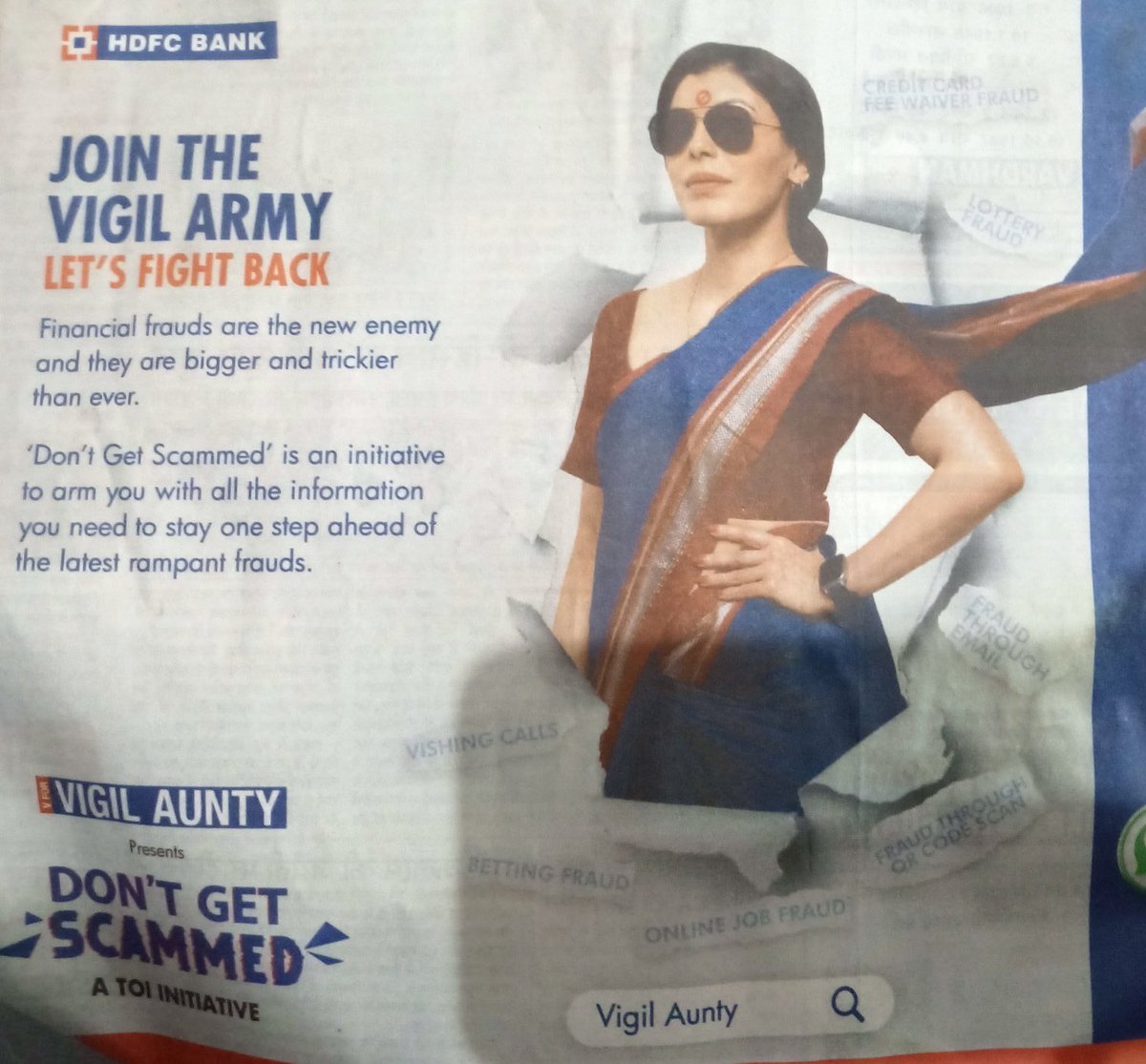 क्या <a href="/HDFC_Bank/">HDFC Bank</a> वालों को भी #HinduPhobia  हुआ हैं? 
बिंदी का हिंदुओं के लिए एक पवित्र महत्व है। निषेध चिह्न यानी 'नहीं' प्रतीक के रूप में डिज़ाइन की गई बिंदी लगाने वाली महिला का आपका चित्रण बेहद अपमानजनक और पूरी तरह से निंदनीय है।

एक 'भारतीय' बैंक के लिए ऐसा करना तब और भी अधिक