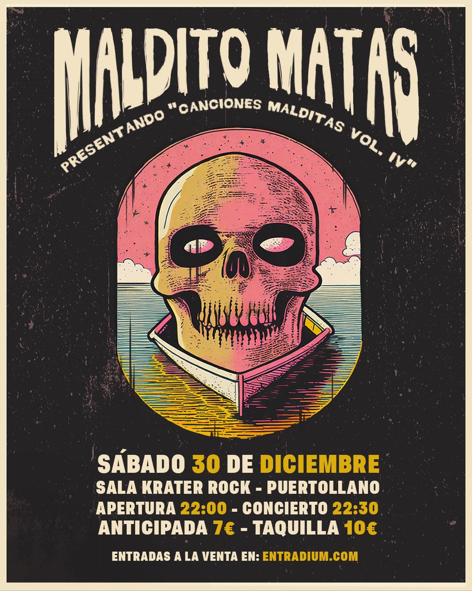 Único concierto hasta 2024!! Entradas aquí: entradium.com/events/maldito…