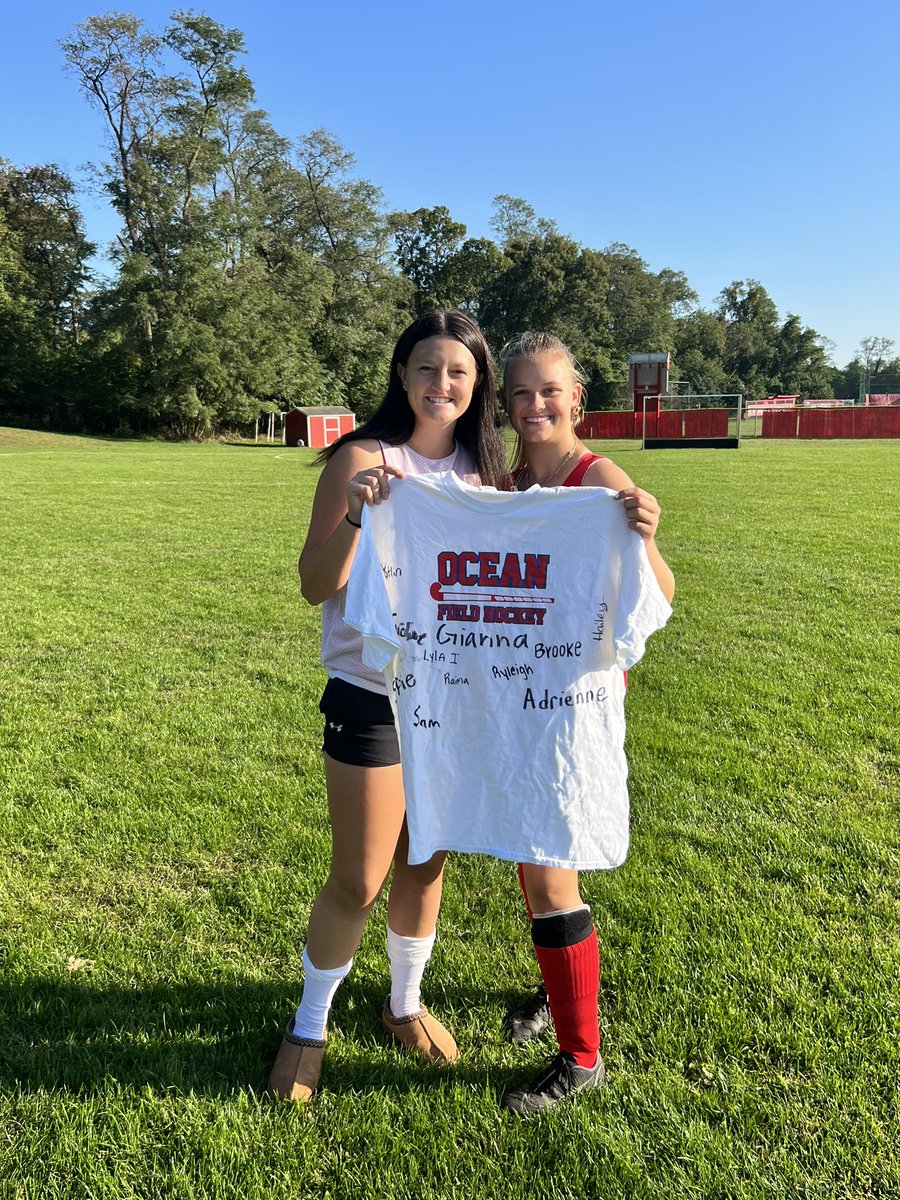 Week 6️⃣ “Dirty Shirt” 👚 goes to Hailey for always giving her ALL and never giving up &amp; Kaitlin for showing leadership and intensity on the field 💪