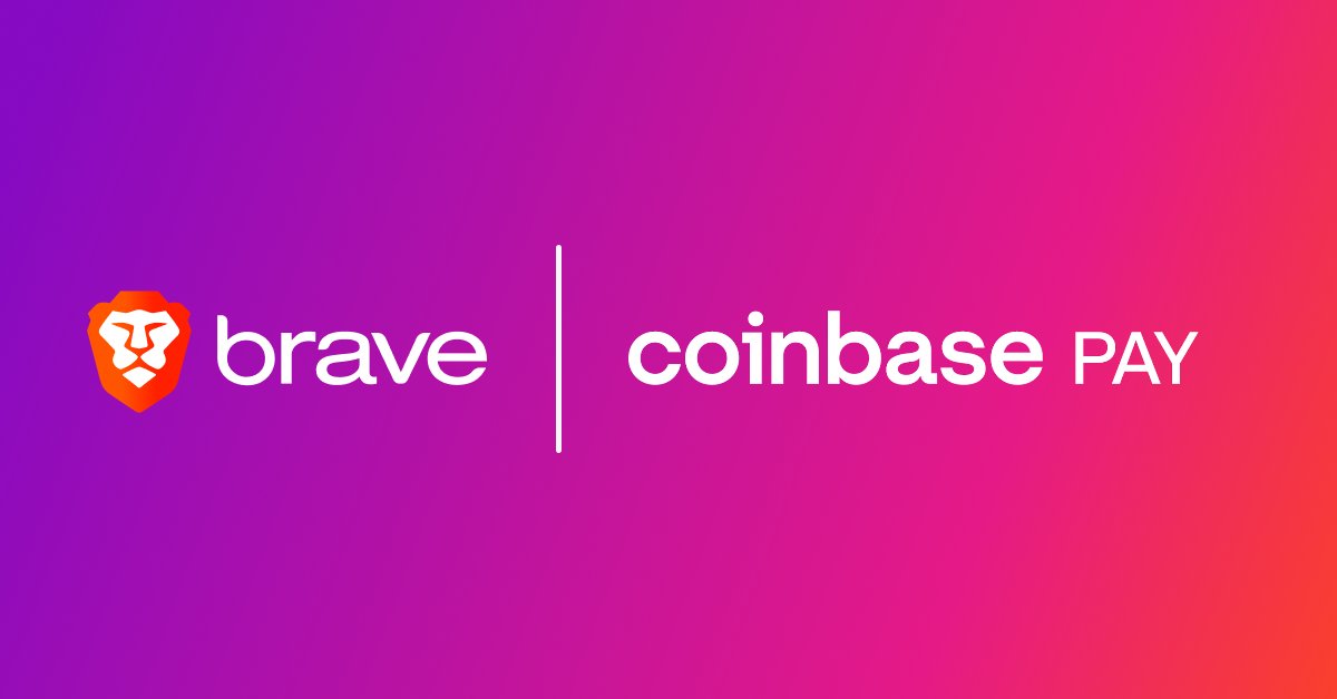 Brave Wallet users on Mac, Linux, and Windows can now buy and deposit crypto in Brave Wallet via @Coinbase Pay, one of the most trusted names in Web3.🥳
