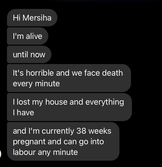 Case in point… from a friend in Gaza: