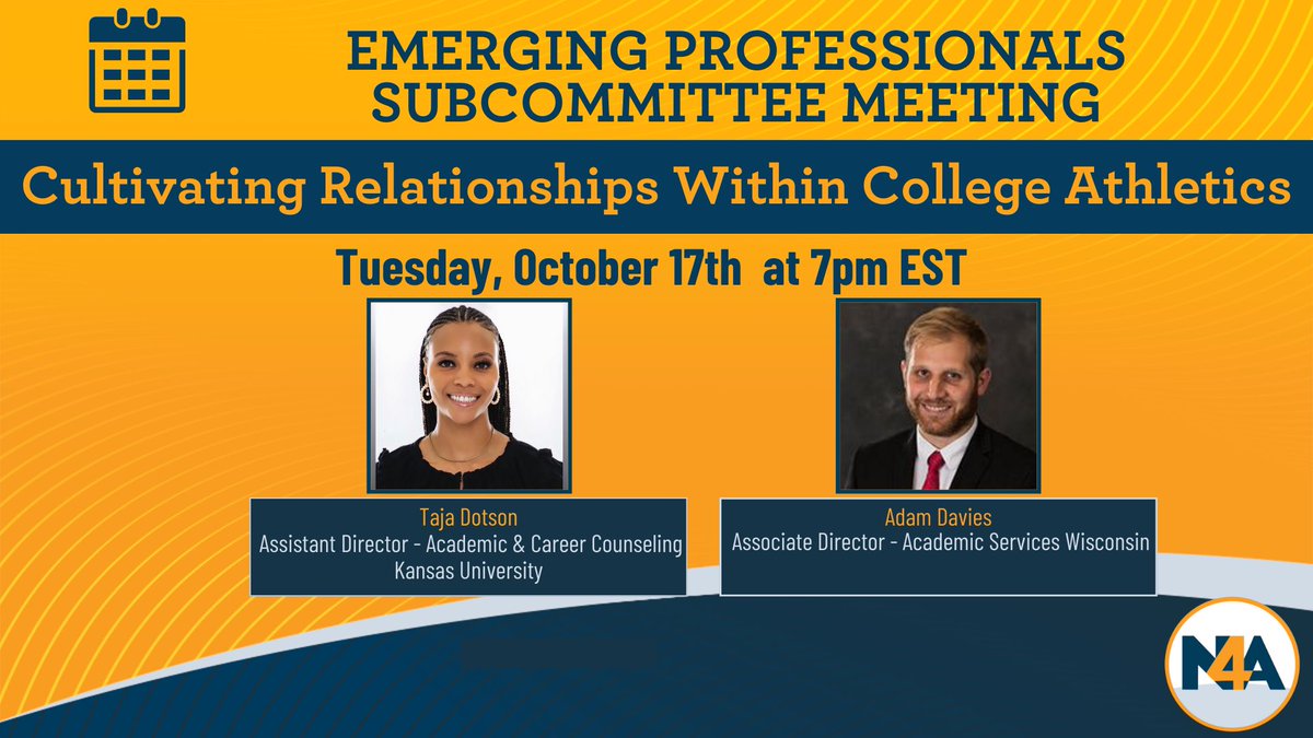 Tomorrow is the day✨ 
Join us for a conversation about cultivating relationships with <a href="/taja_dotson/">Taja Dotson</a> &amp;  <a href="/ADaviesSports/">Adam Davies</a> 

Please DM me if you need the Zoom Link