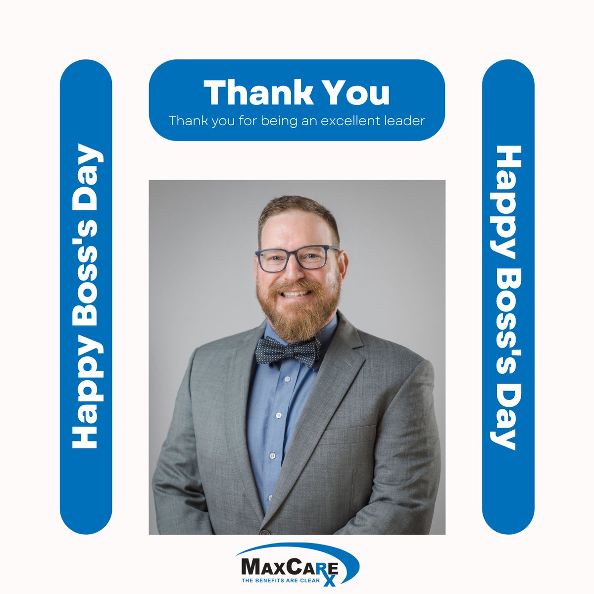 👔🌟 On Boss's Day, we celebrate the incredible leadership of J.J. Peek, VP of MaxCare🙌

Thank you, J.J., for your dedication, vision, &amp; guidance. Here's to you! 🥂 #BossDay 🎉👨‍💼👏