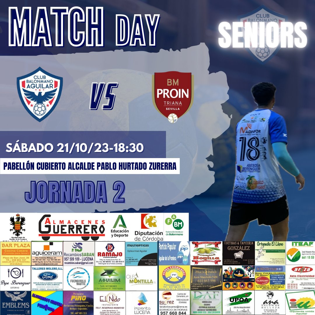 CBM_Aguilar's tweet photo. ❗JORNADA 2❗
Tenemos la jornada 2 del campeonato y como no en casa, con nuestra gente y nuestra afición, no será un partido fácil, por lo que queremos que la grada, nuestra afición este a tope que vengáis y apoyéis a muestro equipo ¿te lo vas a perder?😏

1,2,3 AGUILARRR!!!💙🤍 https://t.co/aYQ2GsEviR