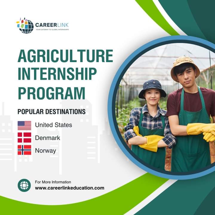 🌾 Calling all aspiring agriculture students! 🌱🚜

🌍 Are you an agriculture student, seeking hands-on experience, cultural enrichment, and an opportunity to expand your knowledge in the field? Look no further - we have an incredible internship program tailored just for you! 🌱