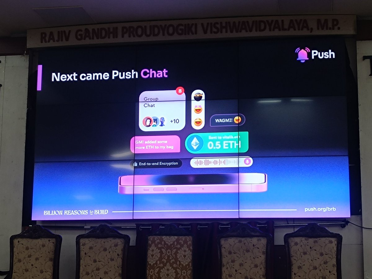 Utkarshshah0's tweet photo. 💡 There was also hand's on session on how to use push protocol 

🏆 Also, had a blast at the quiz and got some swag! 🧢🎉

#Web3 #Blockchain #BhopalDao https://t.co/TXApkeKCnP