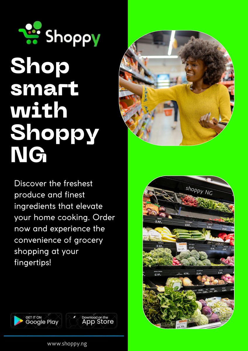 Groceries just got a whole lot chicer! 🛍️💁‍♀️ Order your essentials with a dash of style on the Shoppy NG app. #ShoppyNG #ShoppyNigeria  #ShopInStyle #GroceryGlam #pregnancy #IsraelGazaWar #NSMQQuarters #LetNobodyRun
Moyo Lawal|Super Eagles|Onana|Lekki|Abuja|Kano|Layi|Man of the