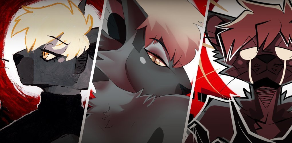 batnoise's tweet photo. @big_squid_man WE'RE STILL OUT HERE!! 🫡 we're BATNOISE, fulltime plural artist with a wide range of styles!! https://t.co/k2Sqsnjwfl