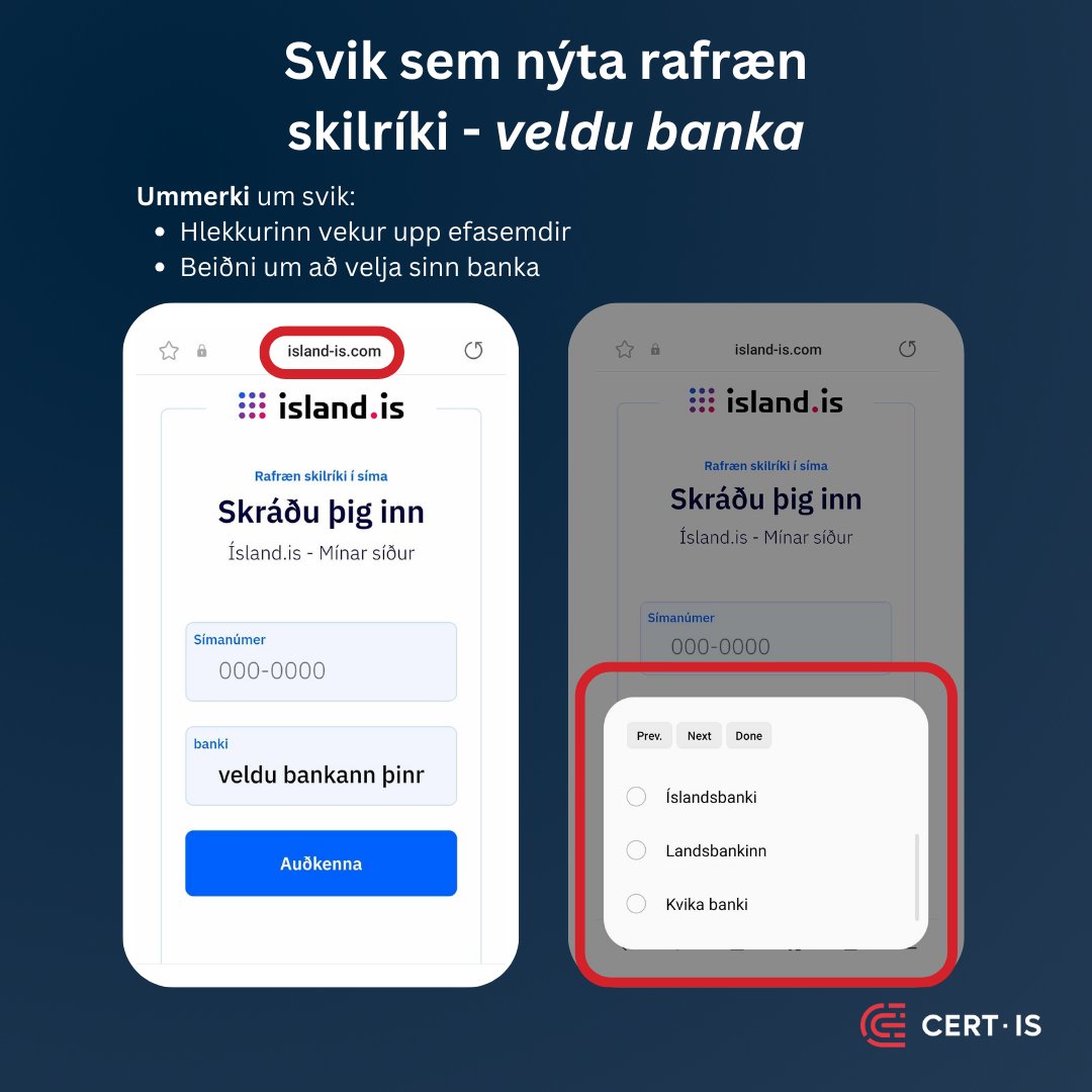 CERT-IS tweet media