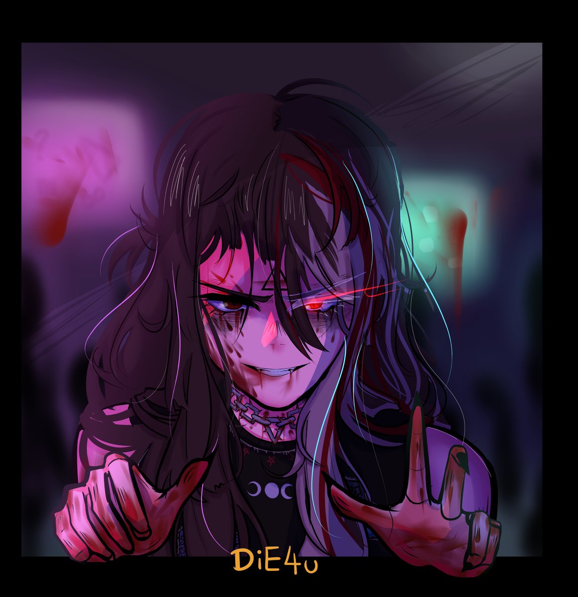 w_lucy_w's tweet photo. ❝ ♪ You know that I'd die for you ♪ 🩸 ❞

🔁❤️ https://t.co/wWxYncoplM