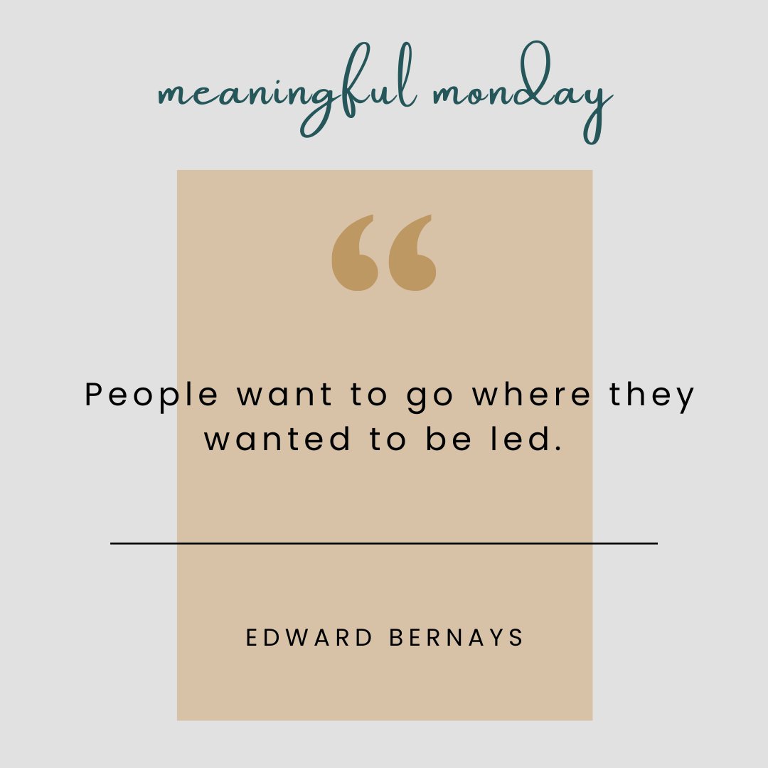 #MeaningfulMonday - This quote reminds us that effective leadership is not about forcing others to follow but inspiring them to willingly journey towards a common goal. 💭
 
#communications #college #publicrelations #canada #waterlooregion #bachelorsdegree