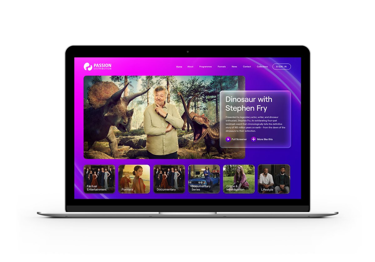 wearelcd's tweet photo. All the best to all our lovely clients at #mipcom this week! If you’re there be sure to check out our new branding for
@PASSION_tvshows
with new colour palette, typography and design elements, see more here: https://t.co/pveZEKGDPH https://t.co/gfubj68RuV