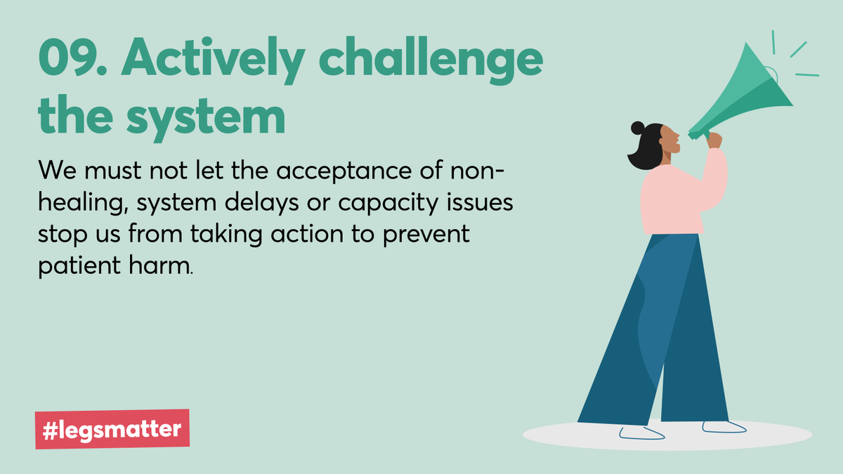 LegsMatter's tweet photo. 9. Actively challenge the system
This is just one action we can take to end the hidden harm crisis in leg and foot care. Get our full 10-point plan at https://t.co/rVqUkCNaLw #hiddenharmcrisis #legsmatter https://t.co/mPZkwKZm60