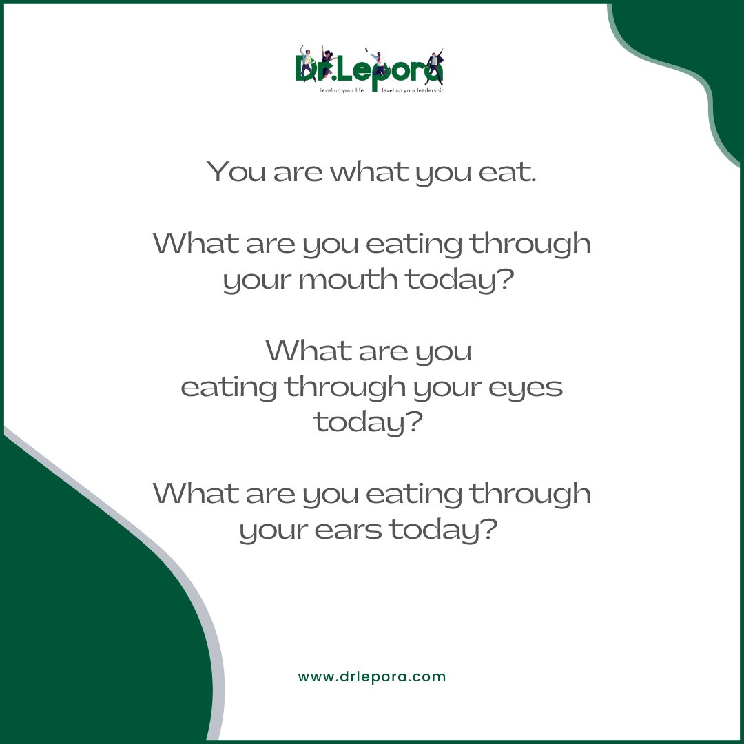 #drlepora #nextgenpeople #MindfulEating #NutritionMatters #FeedYourSoul #HealthyChoices #MindfulConsumption #WellnessJourney #NourishYourself #MindfulLiving #PositiveVibes #SelfCare #HealthyHabits #EyesOnTheGoodStuff #HealthyMindset #ChooseWisely #SelfAwareness #EatWellLiveWell