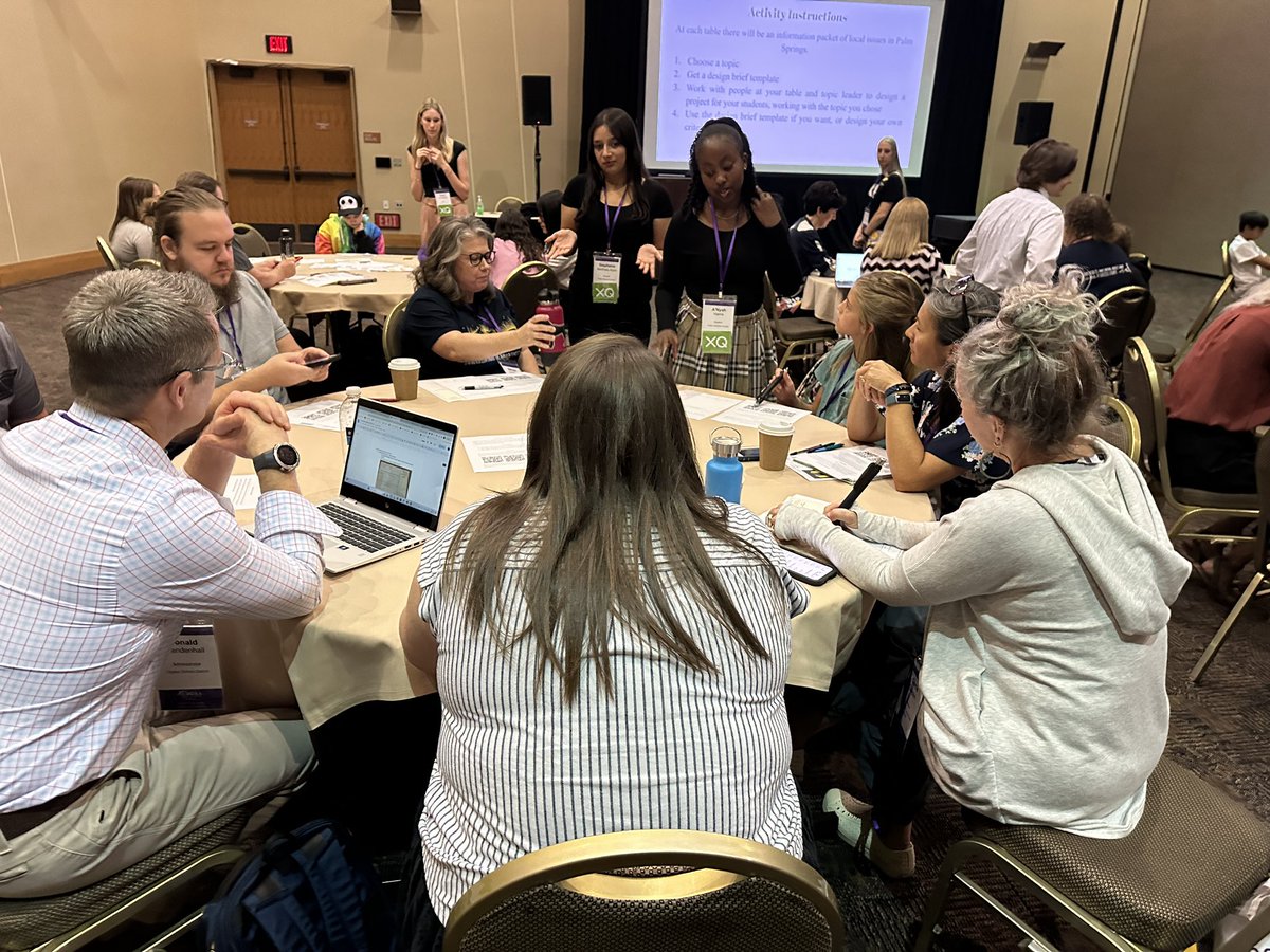A rockstar team of students from <a href="/grmuseumschool/">Public Museum School</a> leads #AuroraInstitute attendees through competency-based project design and model how they use <a href="/XQAmerica/">XQ</a> competencies @We_Are_GR  @Aurora_Institute
