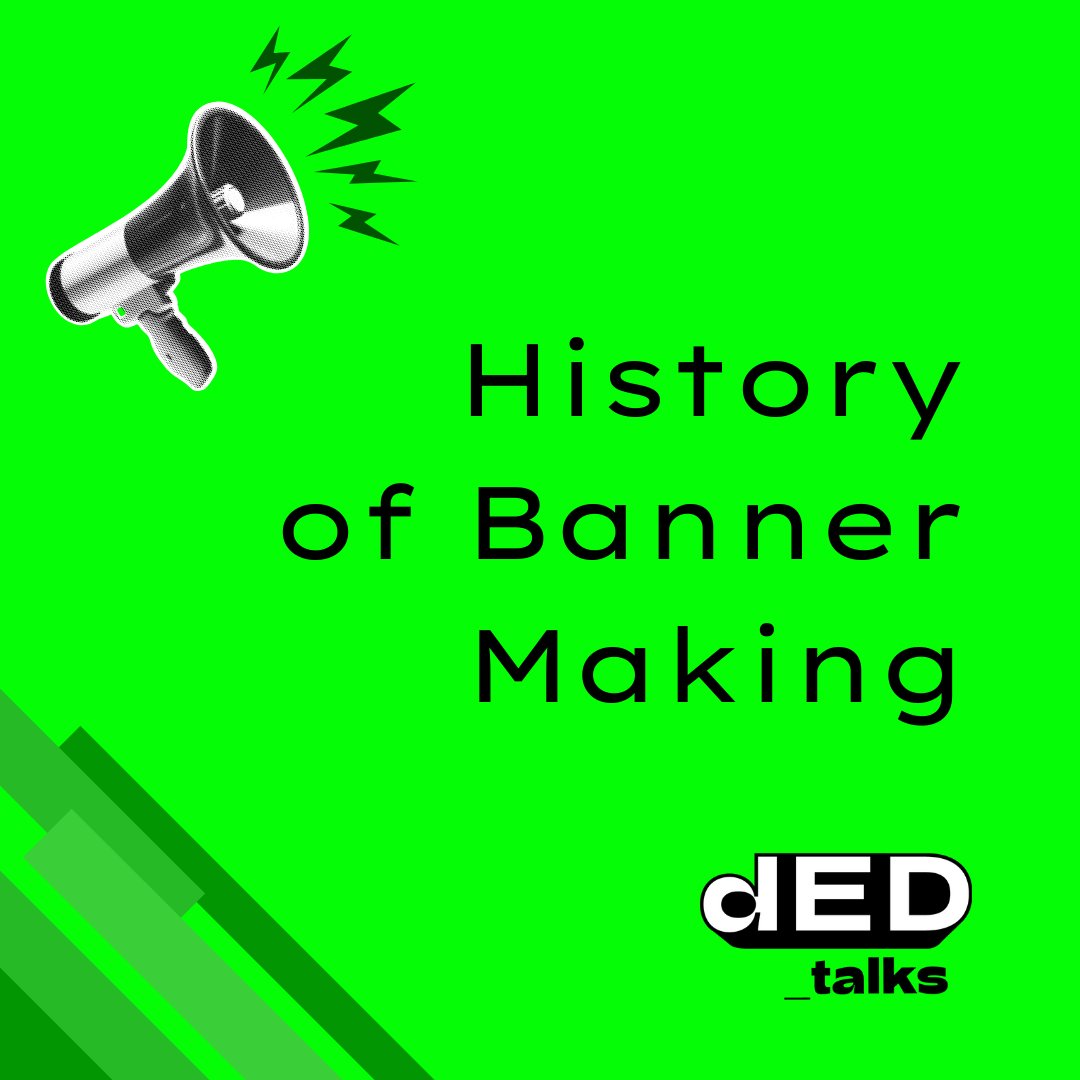 dED_ucation's tweet photo. 💥Join us this Thursday 19th October for #dEDTalks on Instagram Live with Alice Gabb👀
Learn about Alice's banner-making practice, banner history and how it links to the demilitarise education movement!💬🤔
#uni #university #students #dEDtalks #Activism #DemilitariseEducation https://t.co/sapAKwByyb