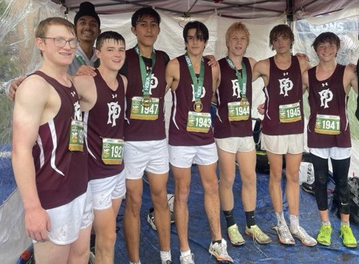 FP_Sports's tweet photo. On Saturday, @fptrack competed at The @manhattanedu Invitational at Van Cortlandt Park.  

The Varsity team saw 4 runners break the 15 minute barrier for 2.5 miles: Gabriel Kramer-Griffith ‘25, David Rosado  ‘24, John Canale ‘25 and Charles Moran ‘25.  

Go Rams! 🐏🏃

#AMDG https://t.co/URlcZSpeLz