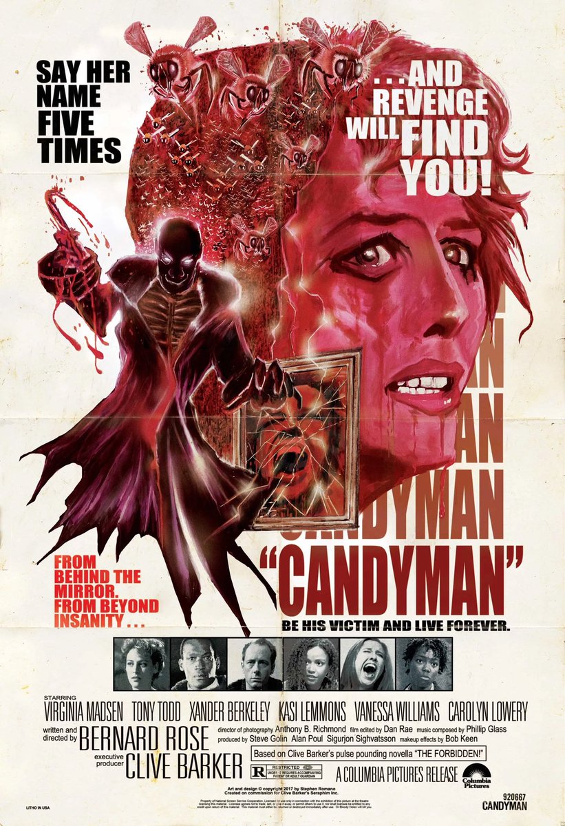 31 years ago(October 19 1992) Candyman was released!!😱🐝
#Candyman 
#TonyTodd 
#VirginiaMadsen
#90s 
#HorrorCommunity