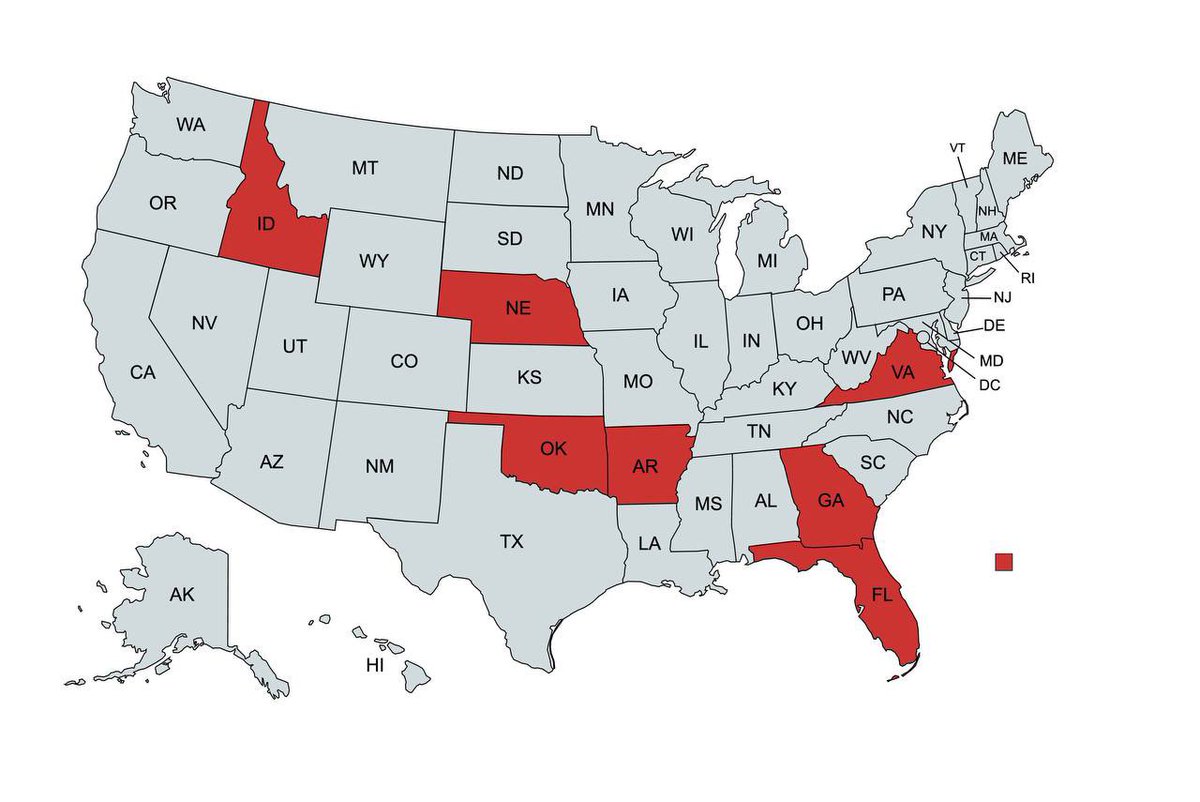 @JoeyMannarinoUS 🚨 IMPORTANT: Representatives from these states are currently preventing Jim Jordan from becoming Speaker.

Most of these are RED states that Donald Trump won in 2020.

I don’t think a SINGLE REPUBLICAN from these states oppose a Jim Jordan Speakership..

Members of Congress