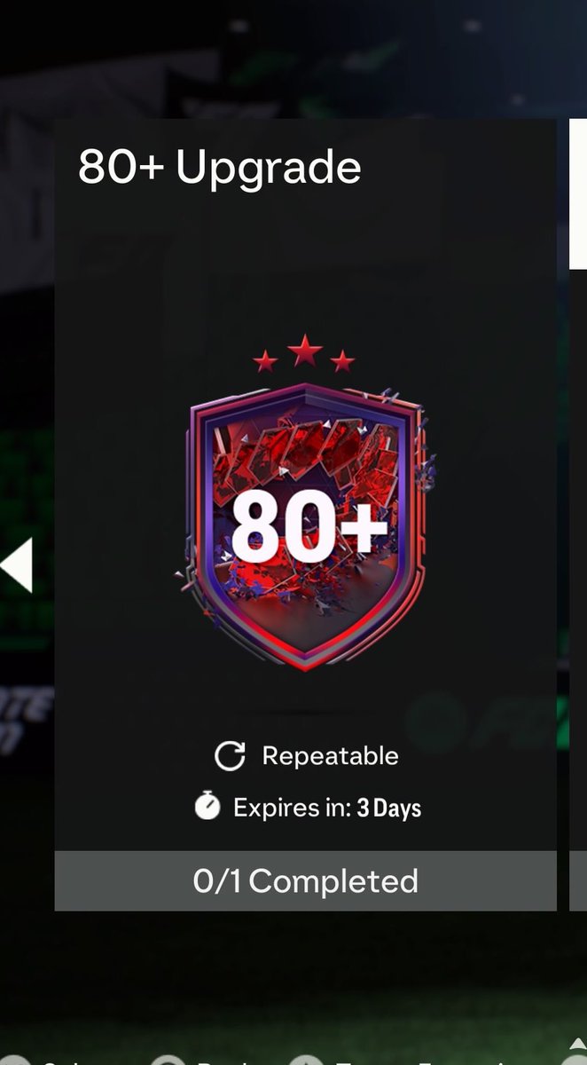 توفر تحدي الترقية 80+