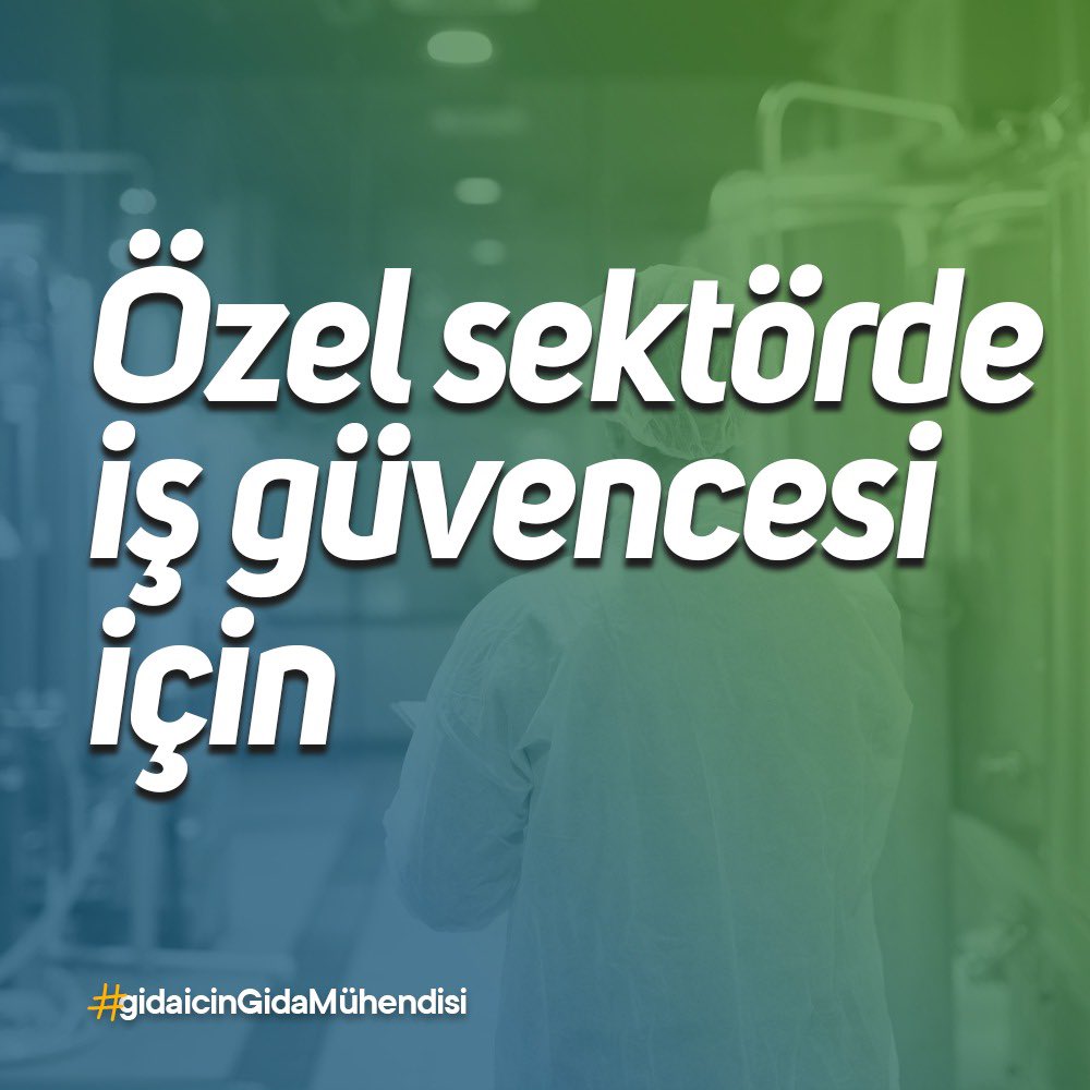 Diplomalı işsiz olmak istemiyoruz! #gidaicinGidaMühendisi