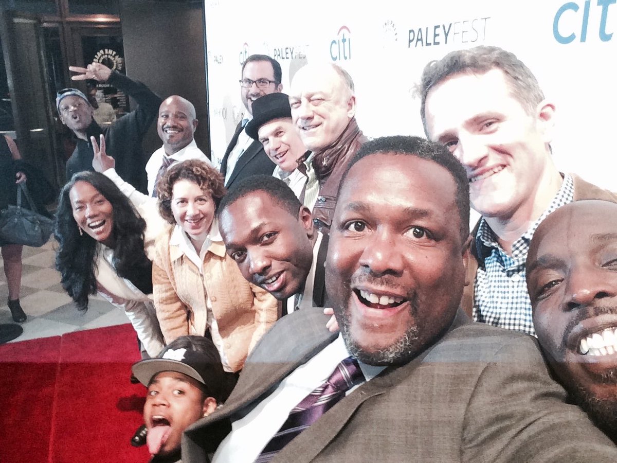 9 years ago, The cast and creators of THE WIRE at PaleyFest….