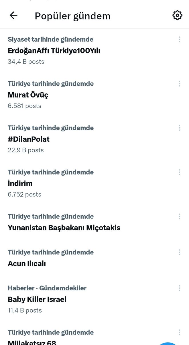 Gündemde 1 sıradayız
Cumhur ve milllet ittifakının
Tamamı etiketi görüyor
Bizlerde detaylı anlatmaya
Çalışıyoruz. İnşallah kazanacağız
Testek veren arkadaşlar 👏

ErdoğanAffı Türkiye100Yılı