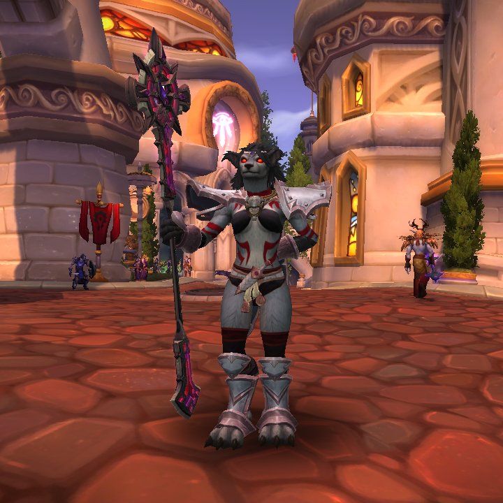 AmyPinkDragon's tweet image. New #Transmog who dis?

#Warcraft #Worgen