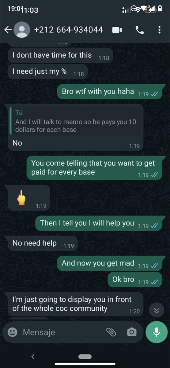 Or do you like these tests more where you are told to send a photo of the 65 you say so that you can be paid and mention that no, you want your % and you insult people? 🤡🤡 <a href="/souf_DL/">Souf</a>