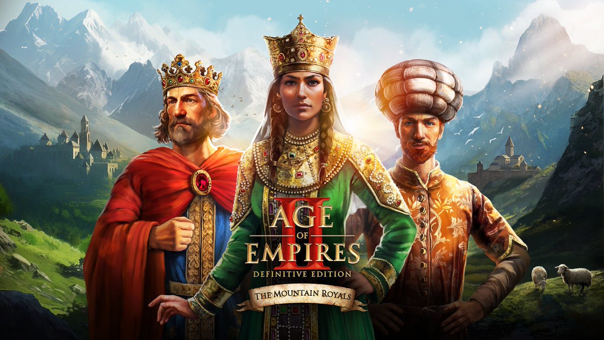Unlock the rich history and untold stories of the Georgians and the Armenians with two new civs and three new, fully-voiced campaigns in Age of Empires II: Definitive Edition — The Mountain Royals! aoe.ms/PreOrderTheMou… 🛍️ Get 15% off when you pre-order before October 31st!