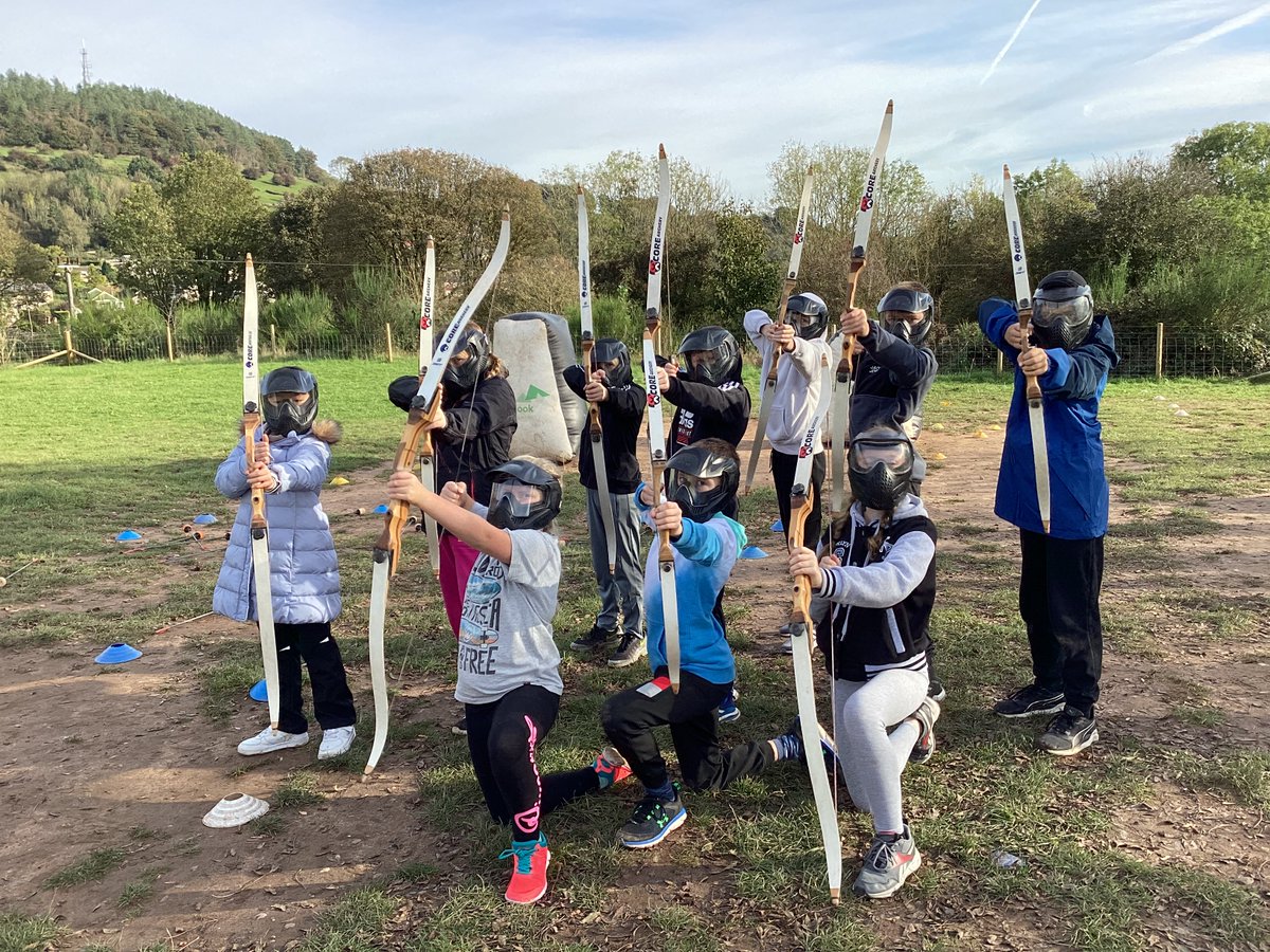 Archery tag was so much fun! Dodging, aiming and being accurate.