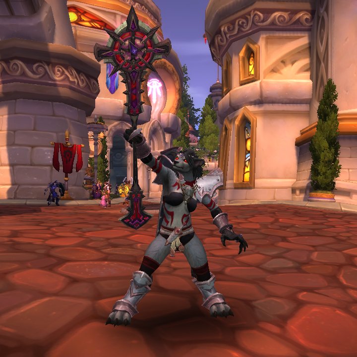 AmyPinkDragon's tweet image. New #Transmog who dis?

#Warcraft #Worgen