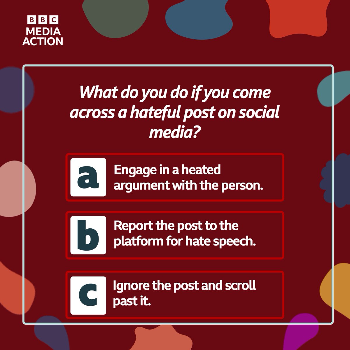 bbcmaSL's tweet image. Up for a #MondayQuiz? Let's see your answers in this first of a series of #digitalmedialiteracy quiz. 

@UNDPSierraLeone