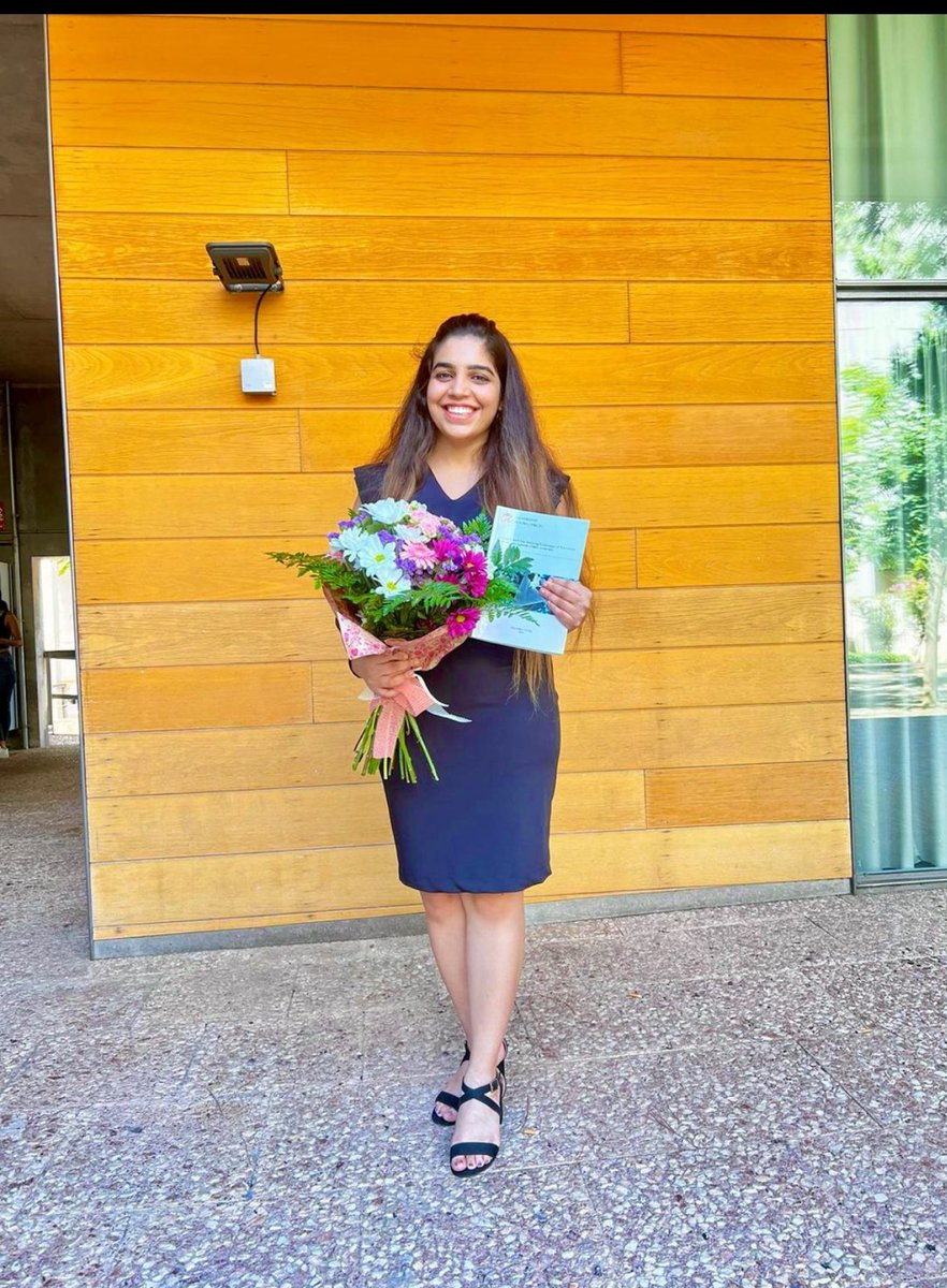 AanchalAlagh's tweet photo. 🎓 Exciting News: Achieved Doctorate Degree with Cum Laude Honors🏆
I would like to express my heartfelt 
gratitude to everyone who has been a part of this journey
Looking forward to contributing to my field and making a positive impact
#Cumlaude #lookingforpostdocopportunities https://t.co/whHcIz8h7m