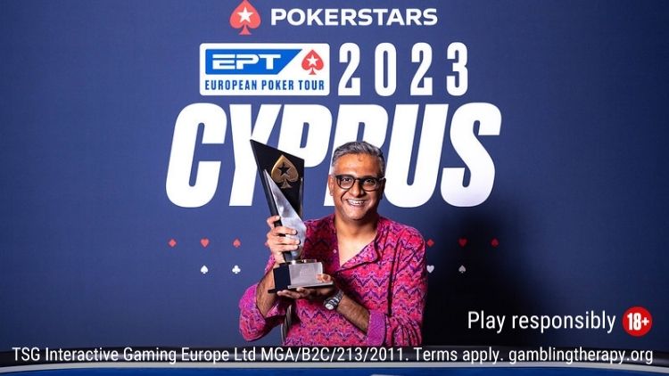PokerStarsBlog's tweet image. Just weeks after finishing fifth in the record-breaking Estrellas Barcelona, Ankit Ahuja takes down the EUREKA Main Event at #EPTCyprus for a career-best $362,365.

🌍 psta.rs/46TYAgb
🇬🇧 psta.rs/3S2hRrN