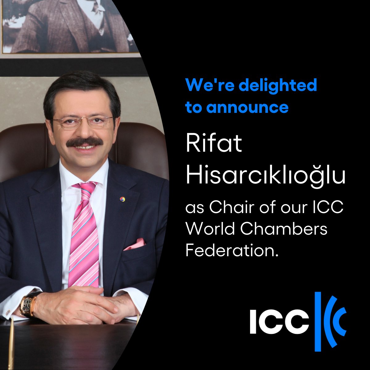 ➡️ Meet our newly appointed <a href="/WorldChambers/">World Chambers</a> Chair <a href="/RHisarciklioglu/">Rifat Hisarcıklıoğlu</a>.

🎉 Congratulations to Mr Hisarcıklıoğlu as he takes on this role, and we look forward to his guidance in advancing the goals and principles of the World Chambers Federation.

More: bit.ly/3s2vXyC