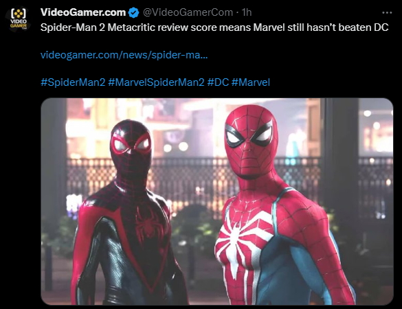 Pyo 5️⃣ on X: What's your official Metacritic prediction for Spider-Man 2  PS5? I'm going with 91! 👀🔥  / X