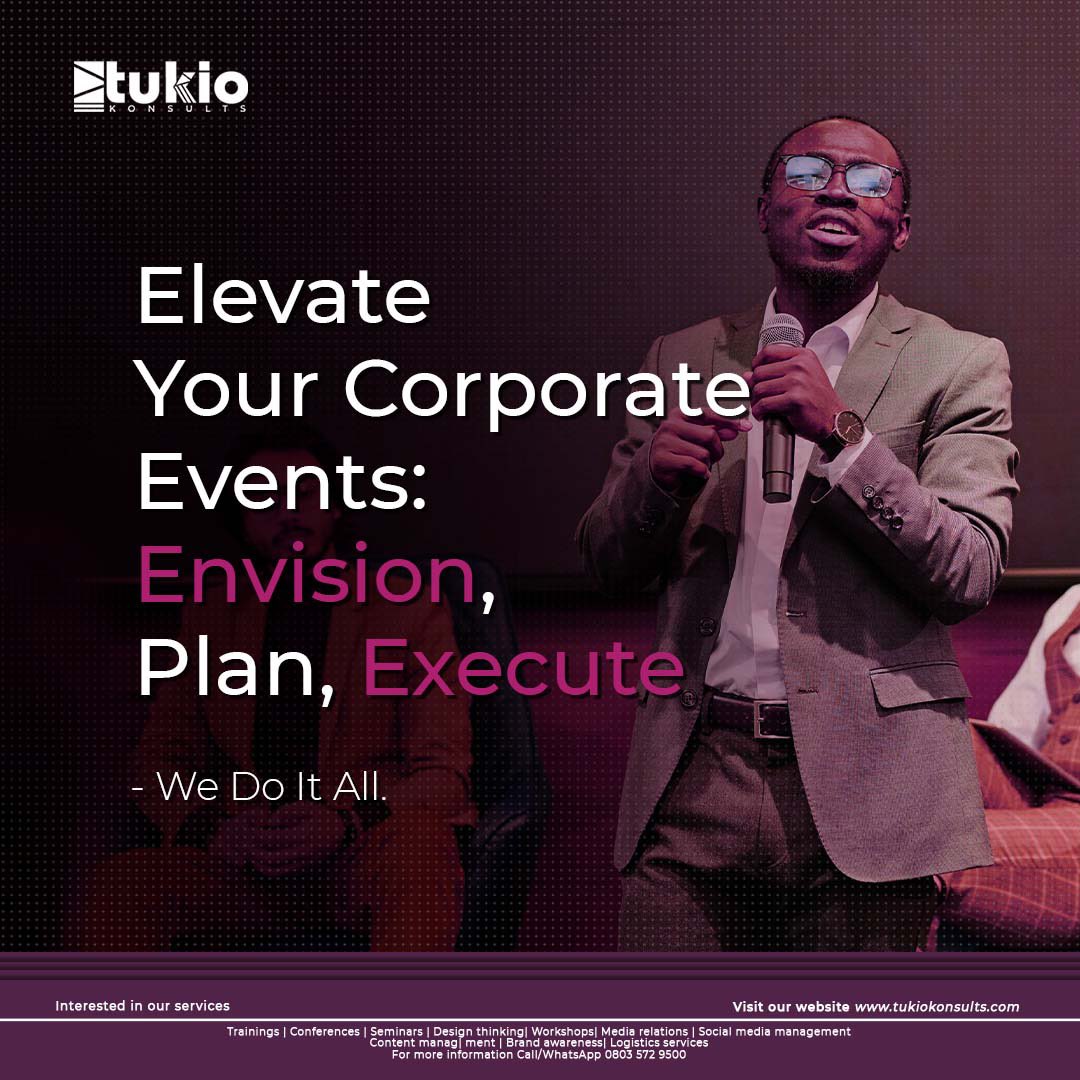 TKonsults's tweet photo. Elevate your game with Tukio: Dream it, plan it, do it. No excuses

#Tukio #Eventplanner https://t.co/zEvNiyrmpA