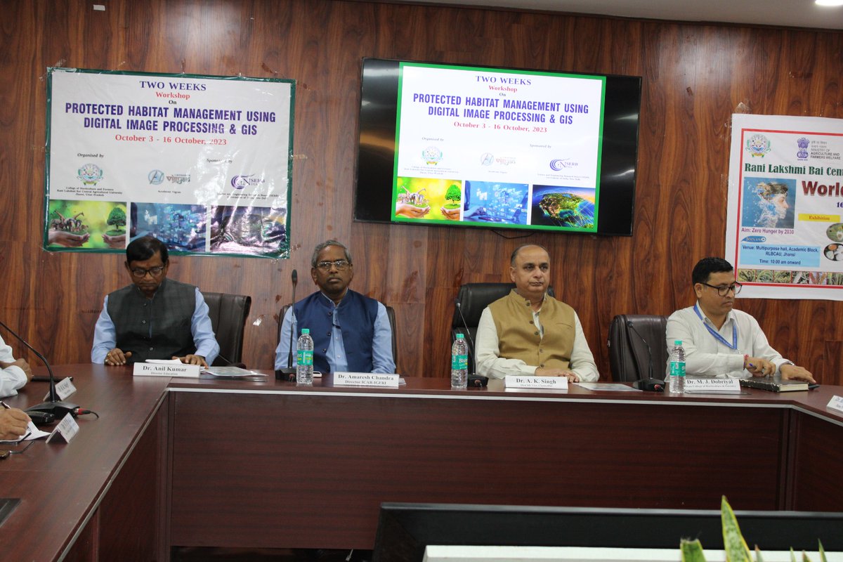 rlbcaujhansi's tweet image. World Food Day 2023 theme &apos;Water is Life, Water is Food. Leave no one behind&apos; celebrated at university campus, inaugurated by Hon&apos;ble VC Dr. A. K. Singh and Dr. Amaresh Chandra, Director IGFRI.
@AgriGoI @icarindia @nstomar