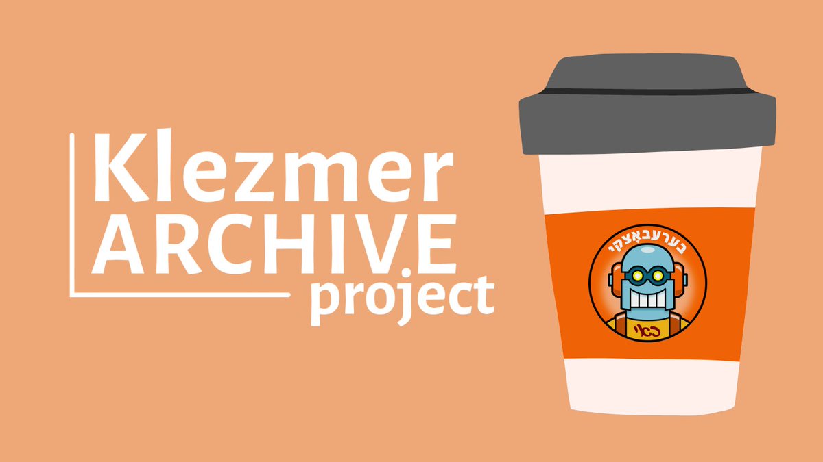Coming up this Sunday! Klezmer Archive Coffee Hour with Max Rothman to discuss our KA Architecture Plan.  Sunday, October 22, 1pm eastern.

Register here: klezmerinstitute.org/ka-coffee-hour/

#klezmerarchive #klezmerinstitute #digitalhumanities #humanities