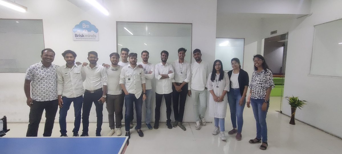 #Day1 with the divine energy of #Navratri in the @Briskminds Software Solutions office with pristine white attire🪔🕊️🦢 Embracing Navratri's pure and vibrant energy with office attire in serene white.💼 #NavratriOfficeVibes #WhiteOutfit #NavratriVibes #OfficeCelebration…