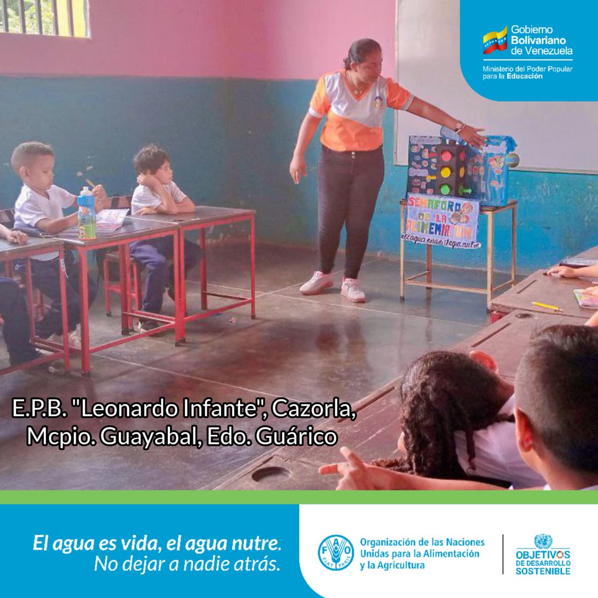 CDCEGuarico's tweet photo. La muchachada 👧🏼🧒🏻de las escuelas del Guárico celebraron con mucha actitud y felicidad el día de la Alimentación 🍉🍓 y el Relanzamiento de los Conucos Escolares 🌱"Carlos Lanz" 
@NicolasMaduro
@MPPEDUCACION
@_LaAvanzadora
@josemvasquez
@EliasEducacion1
#ConMaduroMásVerdadYPaz https://t.co/zudp0wPuEU