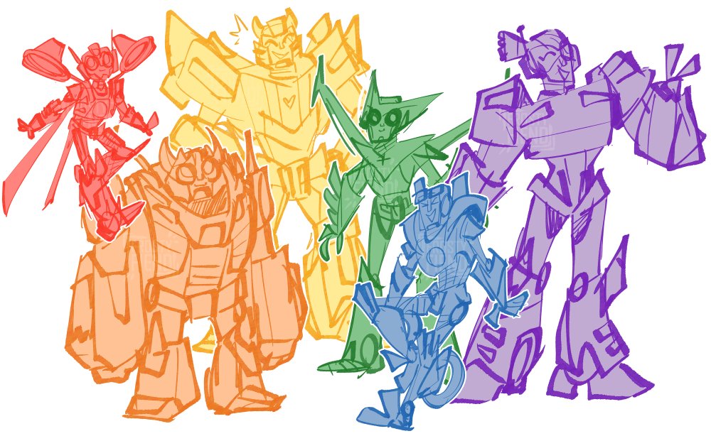 I have Earthspark Brainrot again so I doodled the sillies 
#transformersfanart #transformers #Maccadam #earthspark