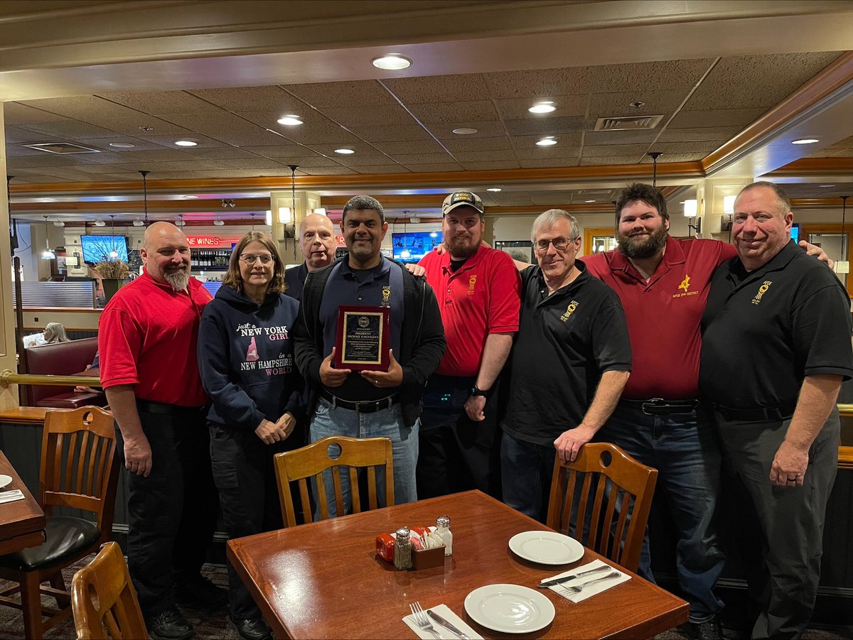 AFGE 2617 President Mike Gayzagian was recently recognized by AFGE District 2 for the incredible work he and his local have done in expanding their membership. Congratulations!